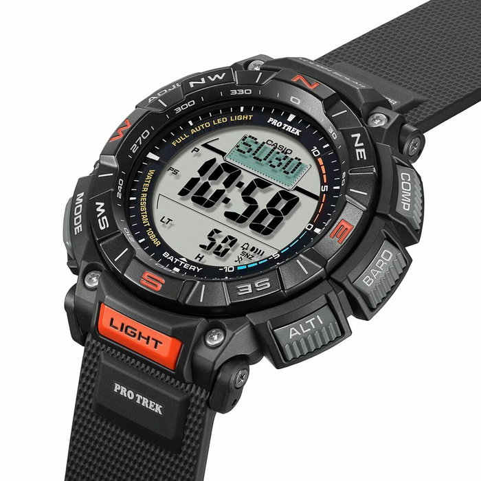 Casio PRG-340-1ER 54,7 mm Negro