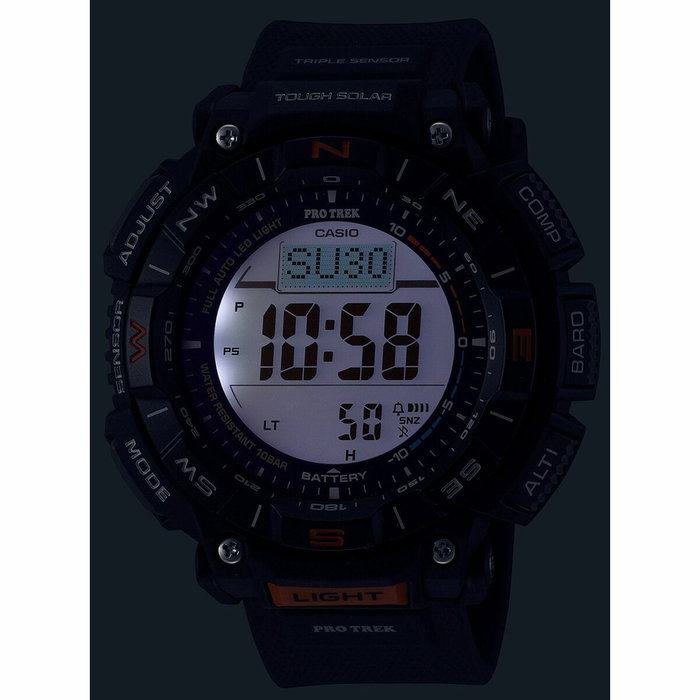Casio PRG-340-1ER 54,7 mm Negro