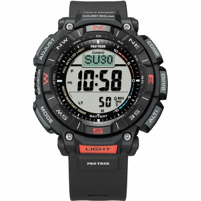 Casio PRG-340-1ER 54,7 mm Negro