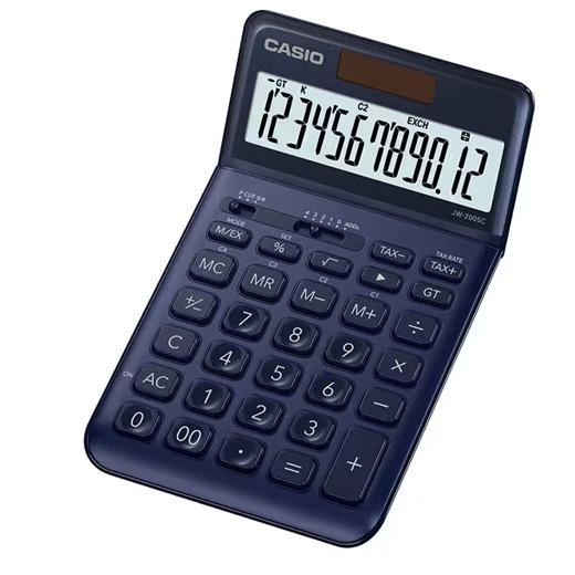 Casio Calculadora de Oficina de 12 Dígitos con Ajuste de Pantalla - Azul Oscuro Casio Calculadora de Oficina de 12 Dígitos con Ajuste de Pantalla - Azul Oscuro