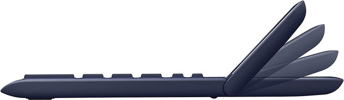 CASIO Calculadora de 12 Dígitos con Ajuste de Pantalla, Azul Oscuro