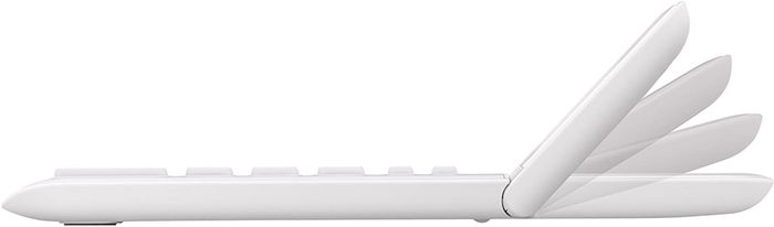 CASIO Calculadora de 12 dígitos con pantalla ajustable en color blanco