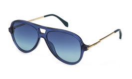 Zadig&Voltaire SZV309-580955 Gafas de sol con cristal azul degradado