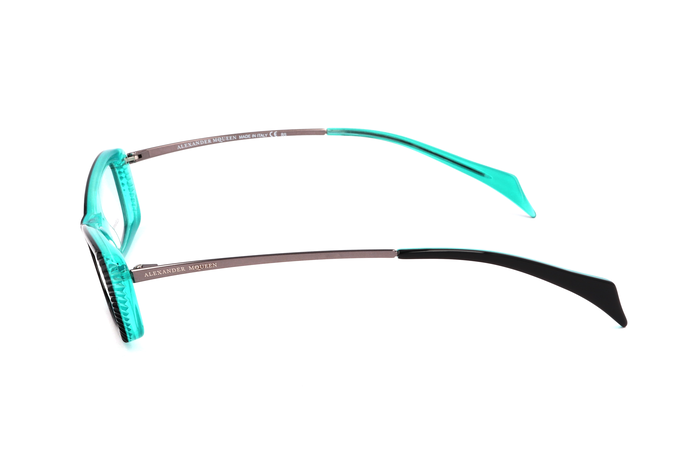 Alexander Mcqueen AMQ-4163-R2K Gafas de Vista Gris