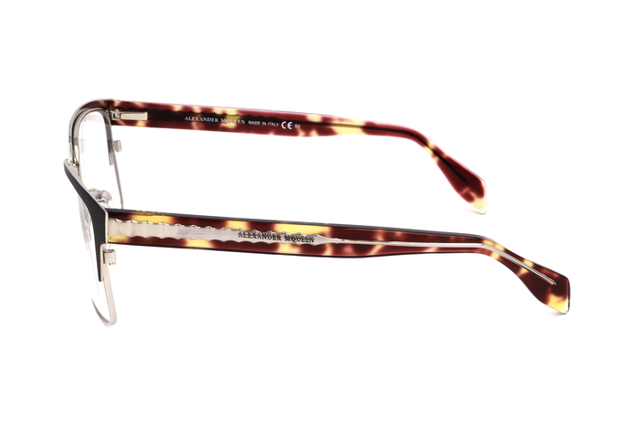 Alexander Mcqueen AMQ-4257-8SM Gafas de vista para mujer, Negro