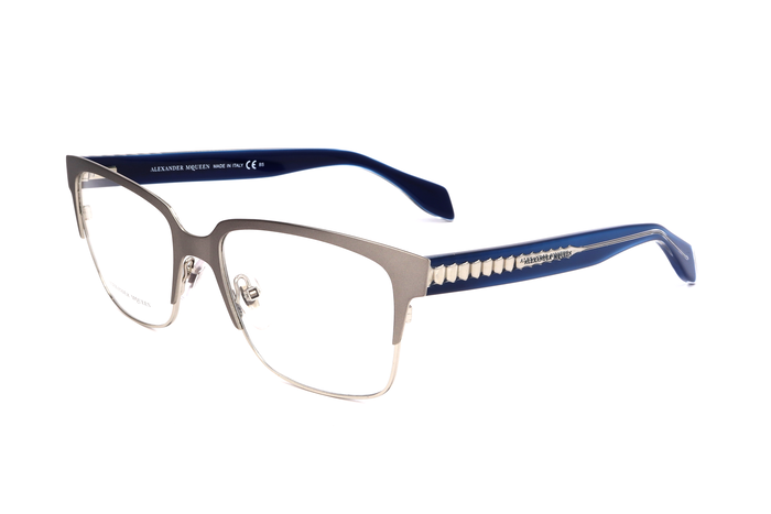 Alexander Mcqueen AMQ-4257-8SN Gafas de vista Gris para Mujer