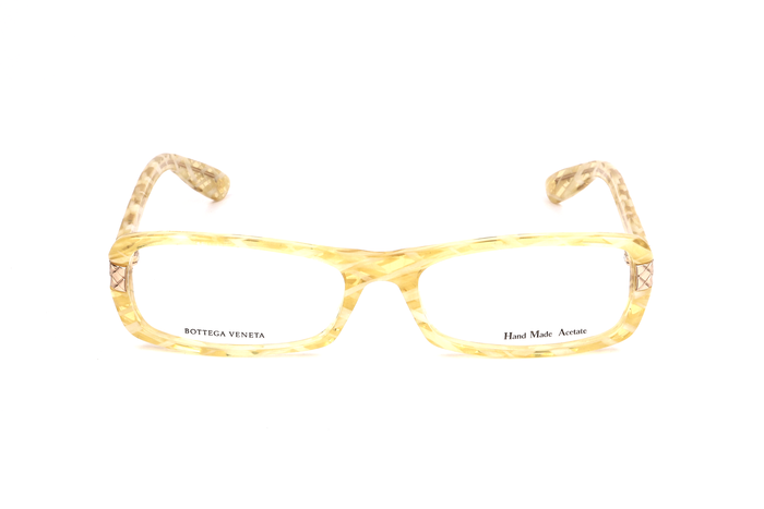 Bottega Veneta BV-122-29L Gafas de vista para mujer, Amarillo