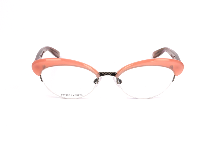 Bottega Veneta BV-211-HN1 Gafas de vista Rosa Metal Bottega Veneta BV-211-HN1 Gafas de vista Rosa Metal