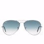Rayban RB3025 003/3F 58 mm Gafas de Sol para Mujer y Hombre, Montura Plata, Cristales Azul Claro Degradado