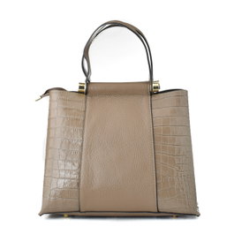 Firenze Artegiani Bolso de Piel Marrón FA-3456-DF