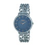 Arabians Reloj DBA2243B con esfera azul y correa de plata