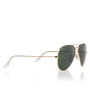 Rayban RB3025 L0205 Gafas de Sol Aviador Montura Dorada Cristal Verde 58 mm