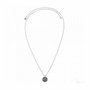 Dkny Collar New York con Cristales Swarovski y Acero Inoxidable Gris