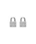 Dkny Pendientes The City Street con Cristales Swarovski Gris