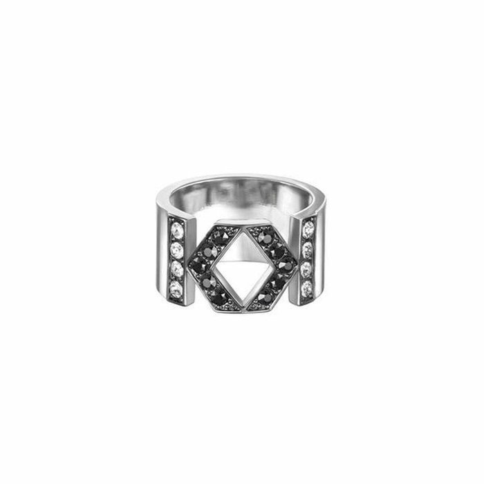 Karl Lagerfeld Anillo Klassic Karl Ombre K RG con Cristales Swarovski, Tamaño 55
