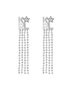 Karl Lagerfeld Pendientes Klassic Karl Bold Star Logo con Cristales Swarovski