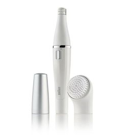 Braun FaceSpa 810 Depiladora Facial con Cepillo de Limpieza, Resistente al Agua, Incluye Pilas AA, FACESPA 810