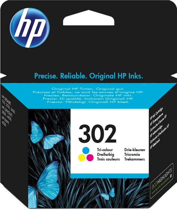 HP 302 Cartucho de Tinta Tricolor Original