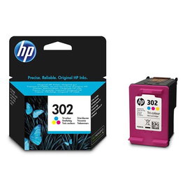 HP Cartucho de tinta 302 Tricolor Original (F6U65AE)