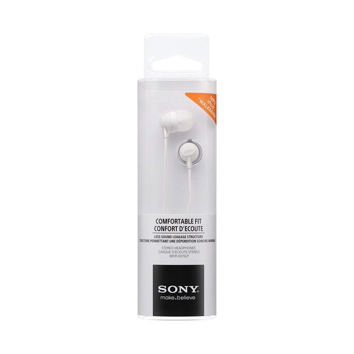 Sony MDR-EX15LPB Auriculares In-Ear Negro