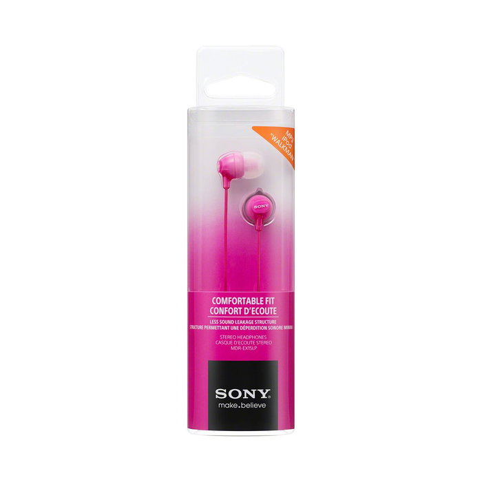 Sony MDR-EX15LPPI Auricular in-ear Rosa