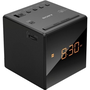Sony ICFC1B Radiodespertador con Radio FM/AM, Alarma Progresiva y Ajuste Automático de Hora, Negro - Modelo ICF-C1