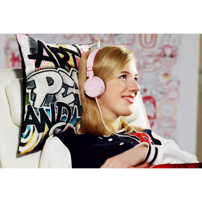 Sony MDR-ZX110P Auriculares de Diadema Rosa