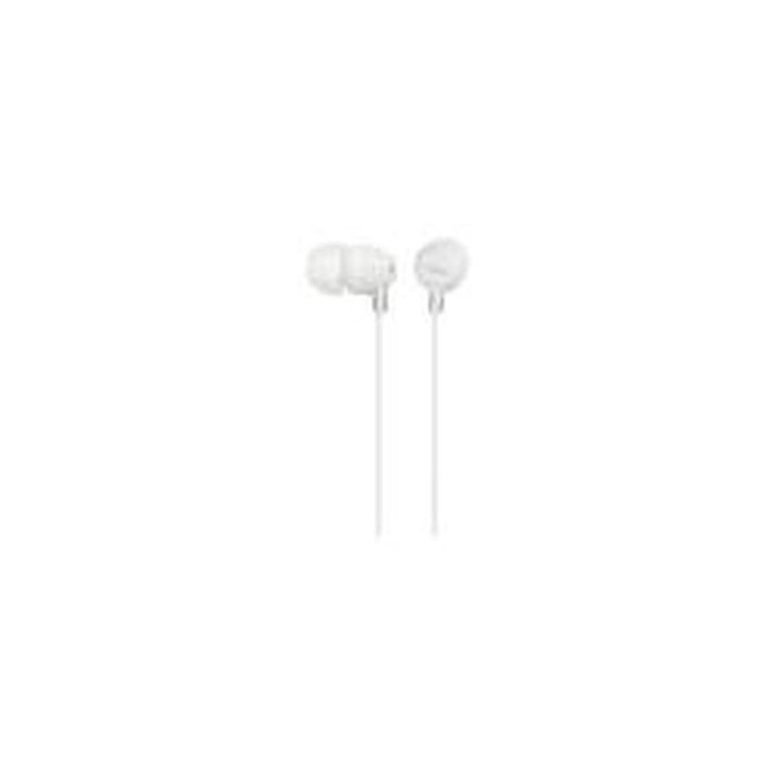 Sony MDR-EX15AP Auriculares Intrauditivos con Micrófono, Blanco