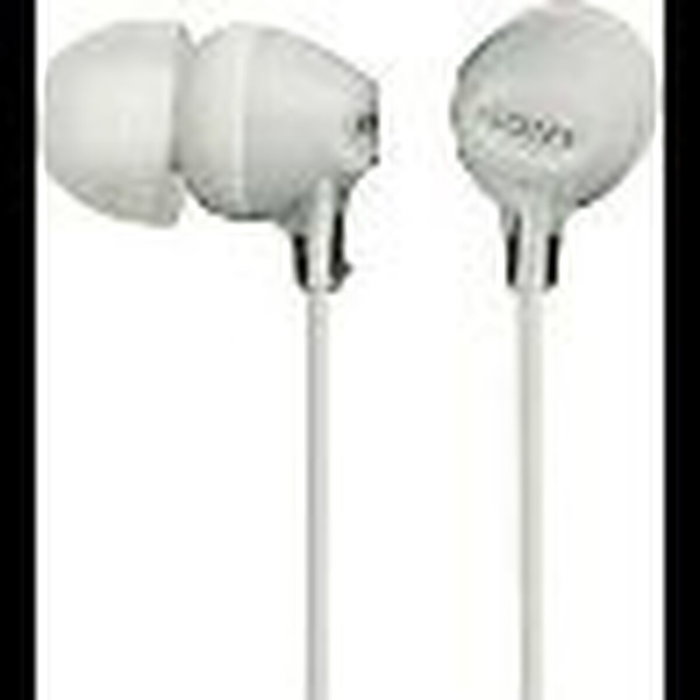 Sony MDR-EX15AP Auriculares Intrauditivos con Micrófono, Blanco