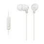 Sony MDR-EX15AP Auriculares Intrauditivos con Micrófono, Blanco