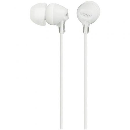 Sony MDR-EX15AP Auriculares Intrauditivos con Micrófono Jack 3.5 mm - Blancos Sony MDR-EX15AP Auriculares Intrauditivos con Micrófono Jack 3.5 mm - Blancos