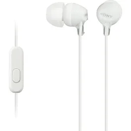 Sony Auriculares In-Ear con Micrófono, Blanco