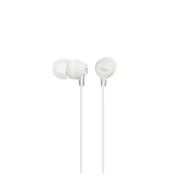 Sony MDR-EX15AP Auriculares Intrauditivos con Micrófono para Llamadas/Música - Alámbrico, Conector Jack 3.5 mm, Blanco
