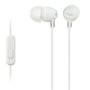 Sony MDR-EX15AP Auriculares Intrauditivos con Micrófono, Blanco
