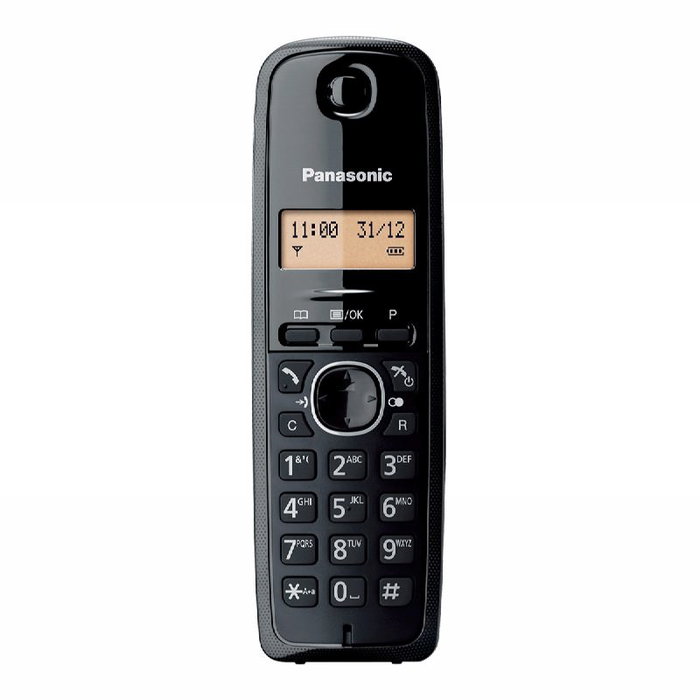 Panasonic KX-TG1611 Teléfono Inalámbrico DECT Negro