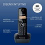 Panasonic KX-TG1611 Teléfono Inalámbrico DECT Negro