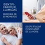 Panasonic KX-TG1611 Teléfono inalámbrico DECT Negro y Rojo