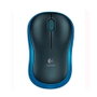 Logitech M185 Ratón Inalámbrico Óptico Negro/Azul