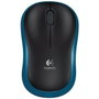 Logitech M185 Ratón Inalámbrico Óptico Negro/Azul