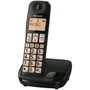 Panasonic KX-TGE310SP Teléfono inalámbrico con teclas grandes, Negro