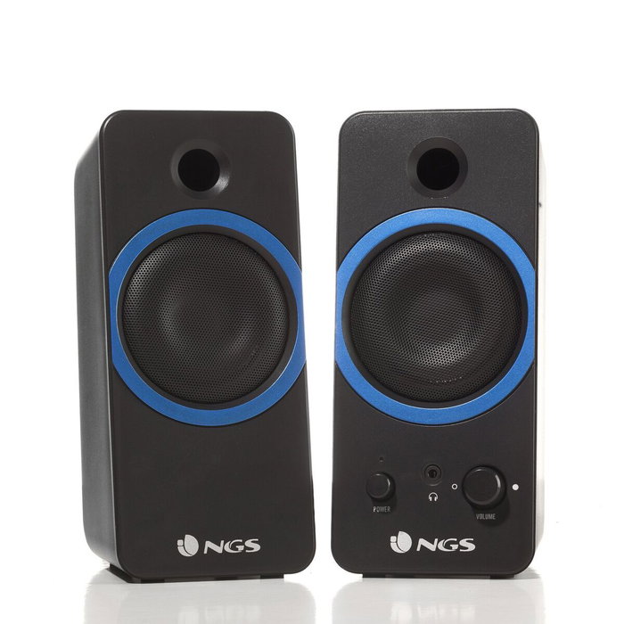 NGS GSX-200 Altavoces Gaming 2.0 Negro/Azul 20W NGS GSX-200 Altavoces Gaming 2.0 Negro/Azul 20W