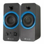 NGS GSX-200 Altavoces Gaming 2.0 Negro/Azul 20W