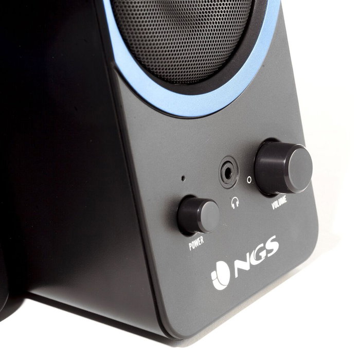 NGS GSX-200 Altavoces Gaming 2.0 Negro/Azul 20W NGS GSX-200 Altavoces Gaming 2.0 Negro/Azul 20W
