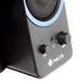 NGS GSX-200 Altavoces Gaming 2.0 Negro/Azul 20W