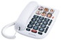 Alcatel TMAX 10 Teléfono Fijo Analógico con Altavoz Blanco