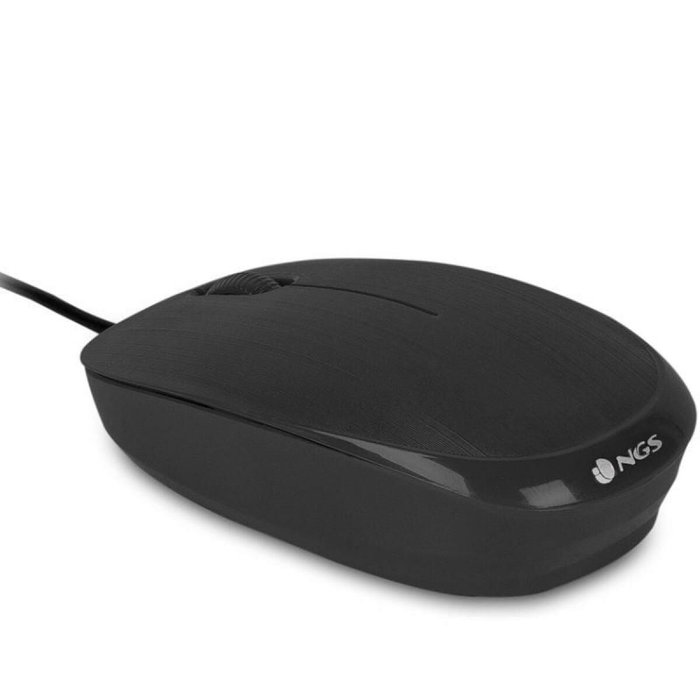 NGS Flame Ratón Óptico 1000 DPI Negro USB