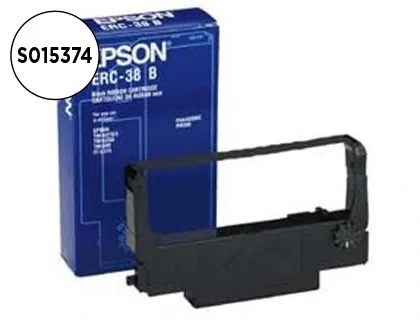 Epson ERC-38B Cinta Registradora Negra compatible con TM-300, U200, U210, U300, TMV-210PD, TM-220, M-188, M-119D Epson ERC-38B Cinta Registradora Negra compatible con TM-300, U200, U210, U300, TMV-210PD, TM-220, M-188, M-119D