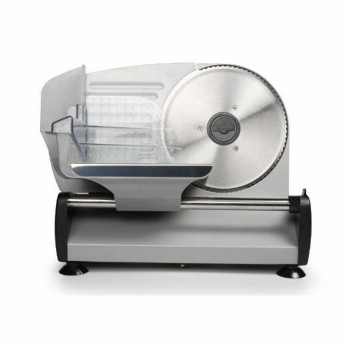 Tristar EM-2099 Cortafiambres Eléctrico 150W para Carne, Queso y Pan con Cuchilla Acero Inoxidable 19cm y Ajuste Grosor 0-15mm Tristar EM-2099 Cortafiambres Eléctrico 150W para Carne, Queso y Pan con Cuchilla Acero Inoxidable 19cm y Ajuste Grosor 0-15mm