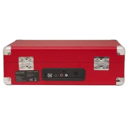 TOCADISCOS DENVER VPL-120 RED - ALTAVOCES 2X 1W - SALIDA PARA AMPLICADOR - USB TIPO B - SOFTWARE DE GRABACIÓN PARA CONVERTIR VINILOS AL PC TOCADISCOS DENVER VPL-120 RED - ALTAVOCES 2X 1W - SALIDA PARA AMPLICADOR - USB TIPO B - SOFTWARE DE GRABACIÓN PARA CONVERTIR VINILOS AL PC