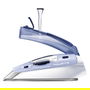 Rowenta DA1510F1 Focus Travel Plancha a Vapor de Viaje, Suela Microsteam 200, 1000W, Vapor 45 g/min, Doble Voltaje 120-240V, Azul/Blanco con Funda